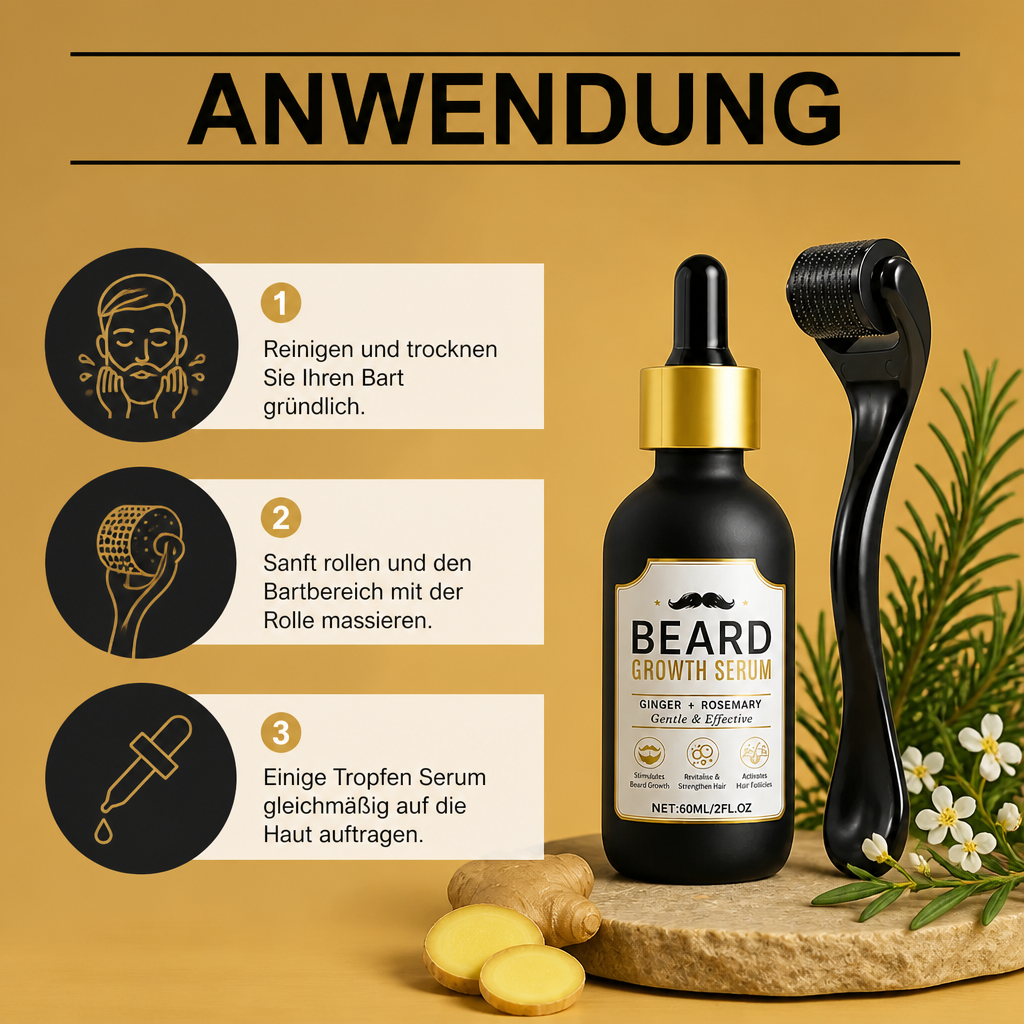 Bartpflege-Serum – Pflegende Formel für Voller Wirkendes Gesichtshaar