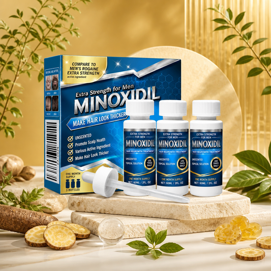 Minoxidil 5 % Kopfhaut-Serum – Leichte Formel Für Voller Wirkendes Haar & Pflege