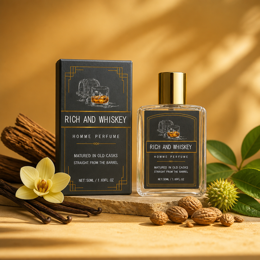 Reiches Whiskey-Herrenparfum – Warmer Holzig-Note-Duft mit Langanhaltender Eleganz