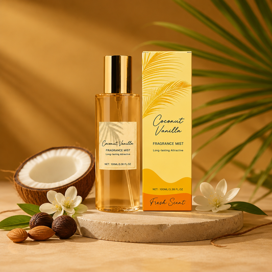 Kokos-Vanille-Duftspray – Frischer Blumenduft mit Langanhaltendem Aroma