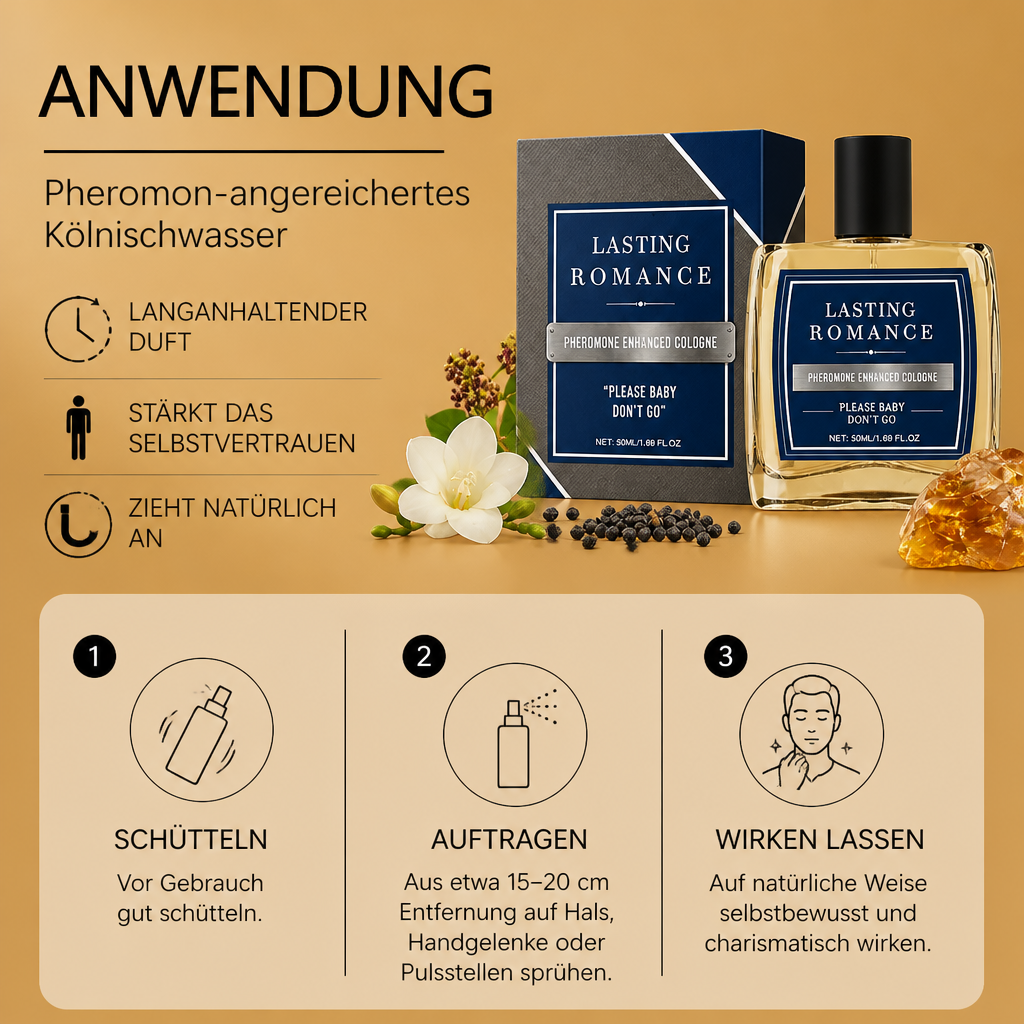 Pheromon-angereichertes Kölnischwasser – Langanhaltender Frischer Duft