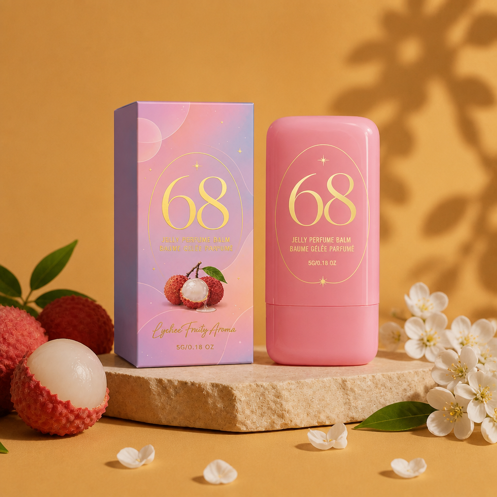 Litschi-Festparfum-Balsam – Frischer Fruchtiger Duft für Auffrischungen Unterwegs
