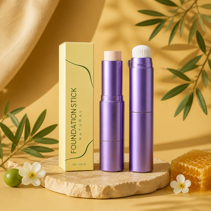 Foundation-Stick mit Pinsel – Glatte, natürliche Deckkraft für das tägliche Make-up