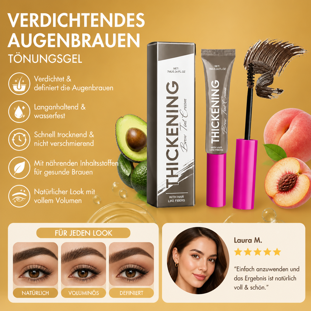 Augenbrauen-Verdichtendes Tönungsgel – Natürliches Definieren mit Einfacher Anwendung