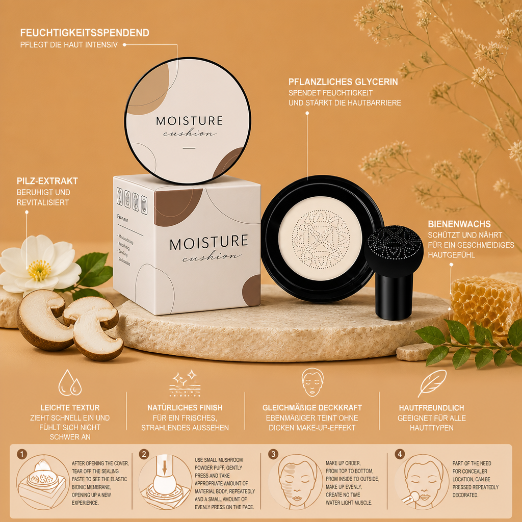 Bionic Cushion Foundation – Leichte Deckkraft mit Natürlichem Finish