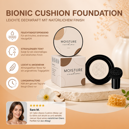 Bionic Cushion Foundation – Leichte Deckkraft mit Natürlichem Finish