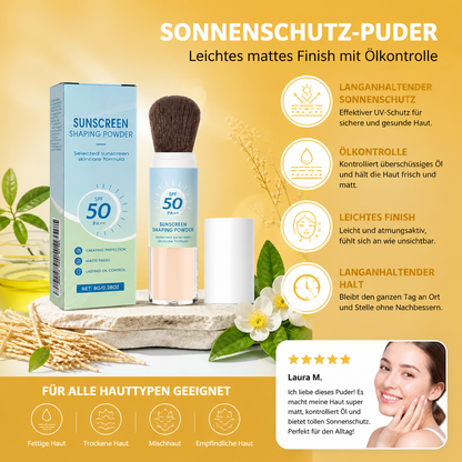 Sonnenschutz-Puder – Leichtes Mattes Finish mit Ölkontrolle