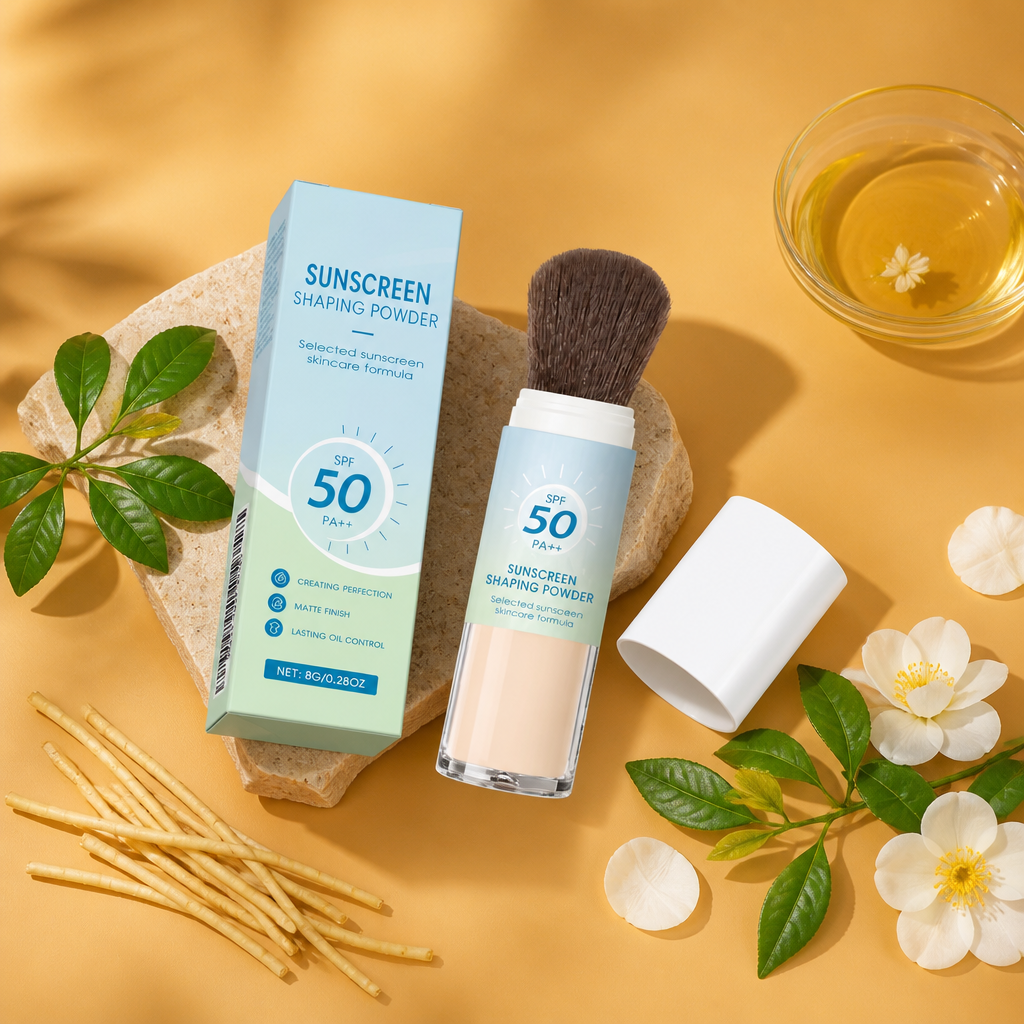 Sonnenschutz-Puder – Leichtes Mattes Finish mit Ölkontrolle