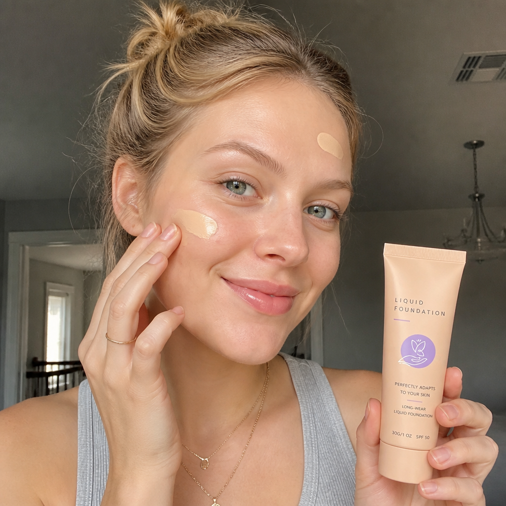 Makellose Deckkraft Foundation – Leichte Make-up-Basis mit Natürlichem Finish