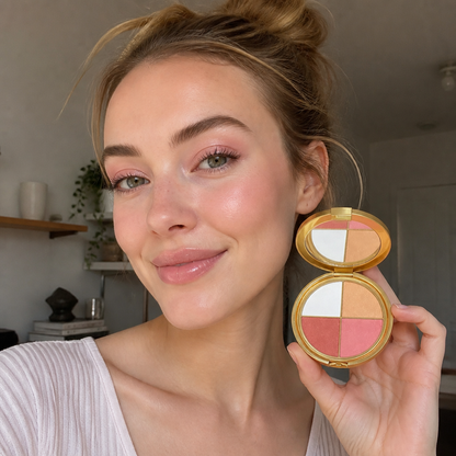 Strahlendes Multi-Use-Gesichtspuder für Augen, Wangen & Highlighter-Glow