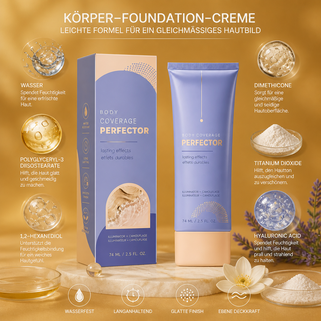 Körper-Foundation-Creme – Leichte Formel Für Ein Gleichmäßiges Hautbild