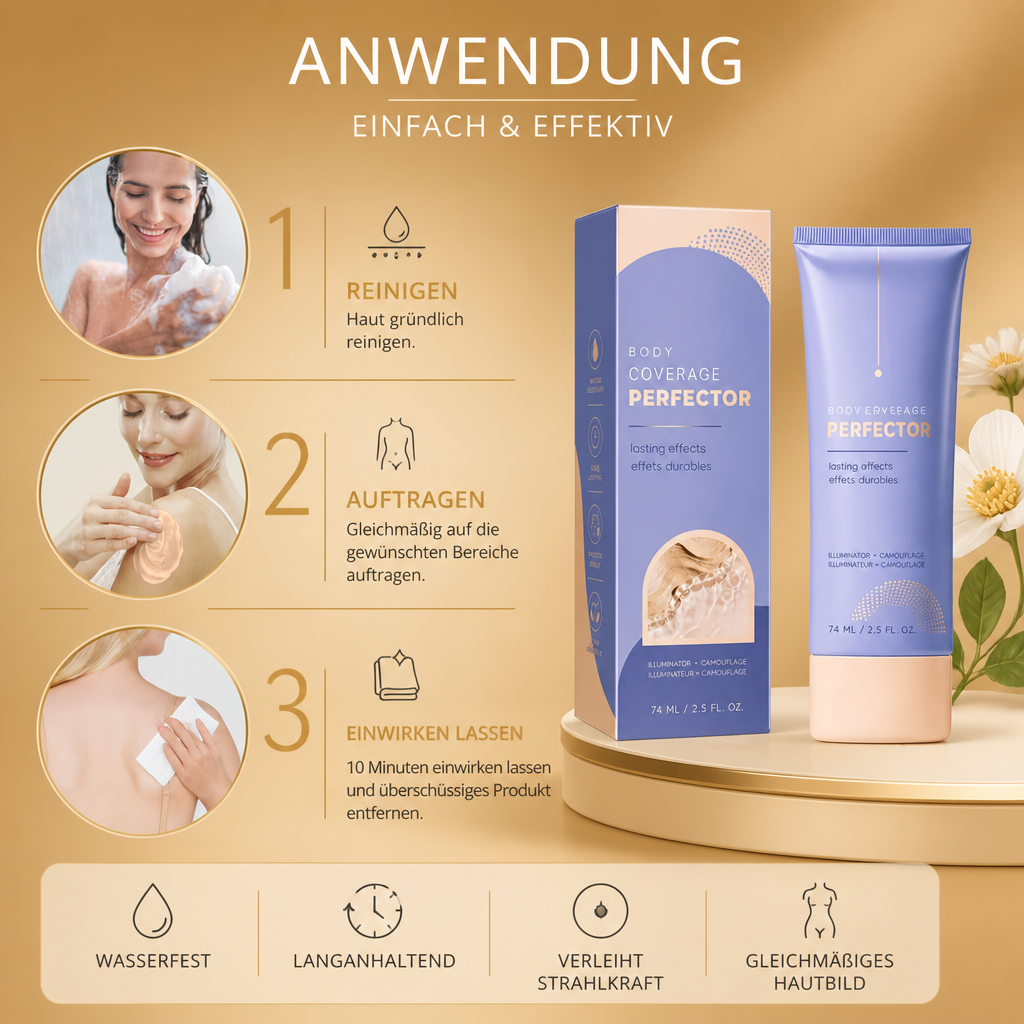 Körper-Foundation-Creme – Leichte Formel Für Ein Gleichmäßiges Hautbild