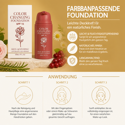 Farbanpassende Foundation – Leichte Deckkraft Für Ein Natürliches Finish