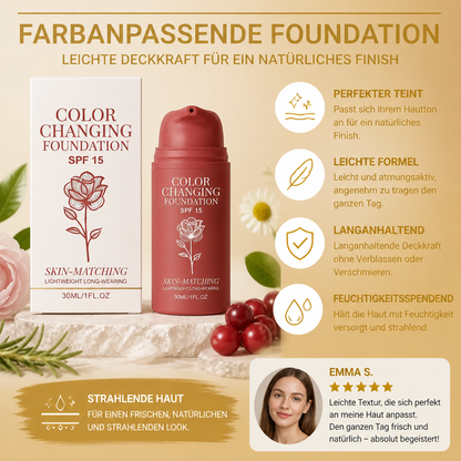 Farbanpassende Foundation – Leichte Deckkraft Für Ein Natürliches Finish