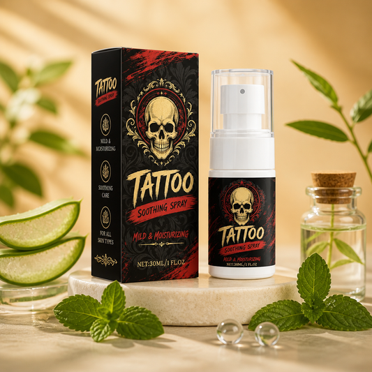 Tattoo-Beruhigungsspray – Sanfte Pflege-Formel Für Tätowierte Haut