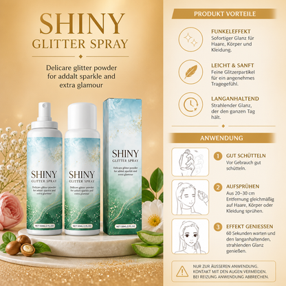 Glitzerndes Glitzer-Spray – Funkelnder Highlight-Mist Für Körper Und Haare
