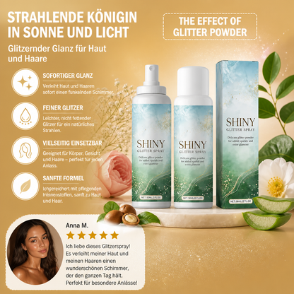 Glitzerndes Glitzer-Spray – Funkelnder Highlight-Mist Für Körper Und Haare