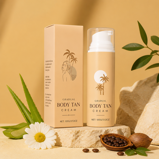 Selbstbräunende Körpercreme – Feuchtigkeitsspendende Formel Für Einen Natürlich Bronzenen Glow
