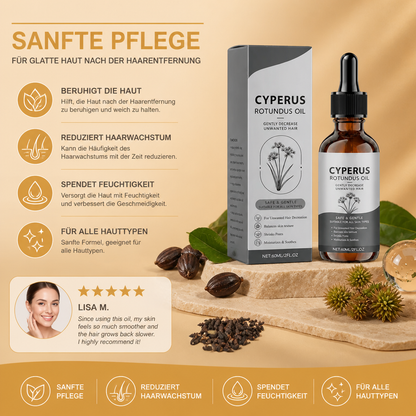 Cyperus-Rotundus-Öl Für Glatte Haut Nach Der Haarentfernung