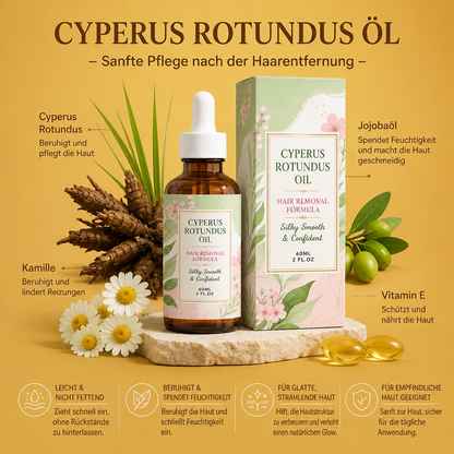 Cyperus-Rotundus-Öl – Leichte Hautpflege Nach Der Haarentfernung