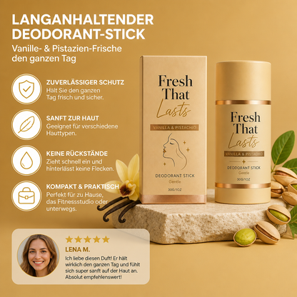 Langanhaltender Deodorant-Stick – Vanille- & Pistazien-Frische Den Ganzen Tag