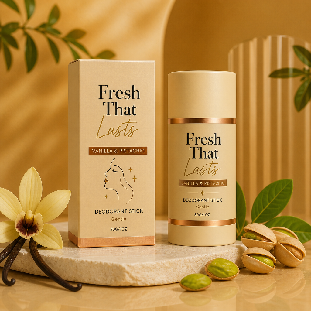 Langanhaltender Deodorant-Stick – Vanille- & Pistazien-Frische Den Ganzen Tag