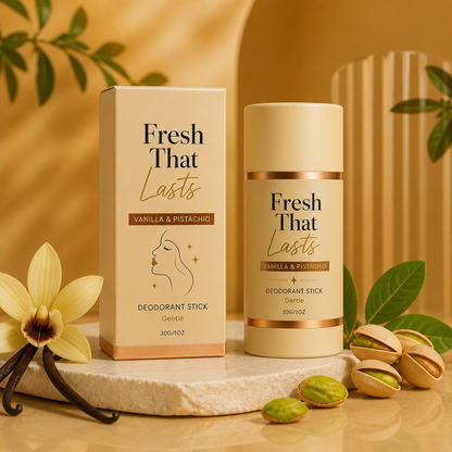 Langanhaltender Deodorant-Stick – Vanille- & Pistazien-Frische Den Ganzen Tag