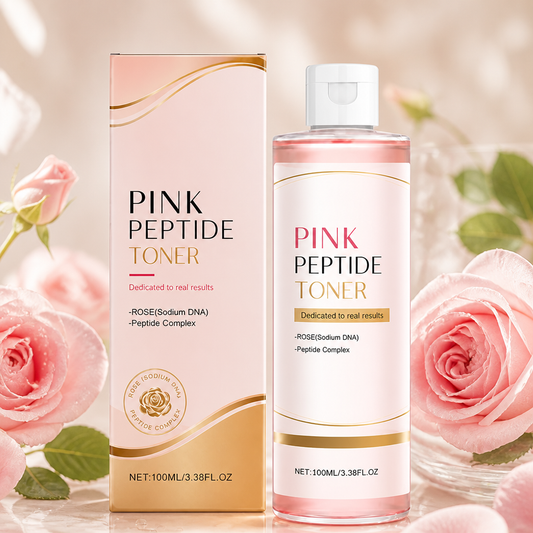 Rosa Peptid-Toner – Für glatte, hydratisierte und strahlende Haut