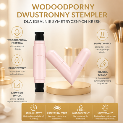 Wasserfester doppelseitiger Eyeliner-Stempel für perfekt symmetrische Lidstriche