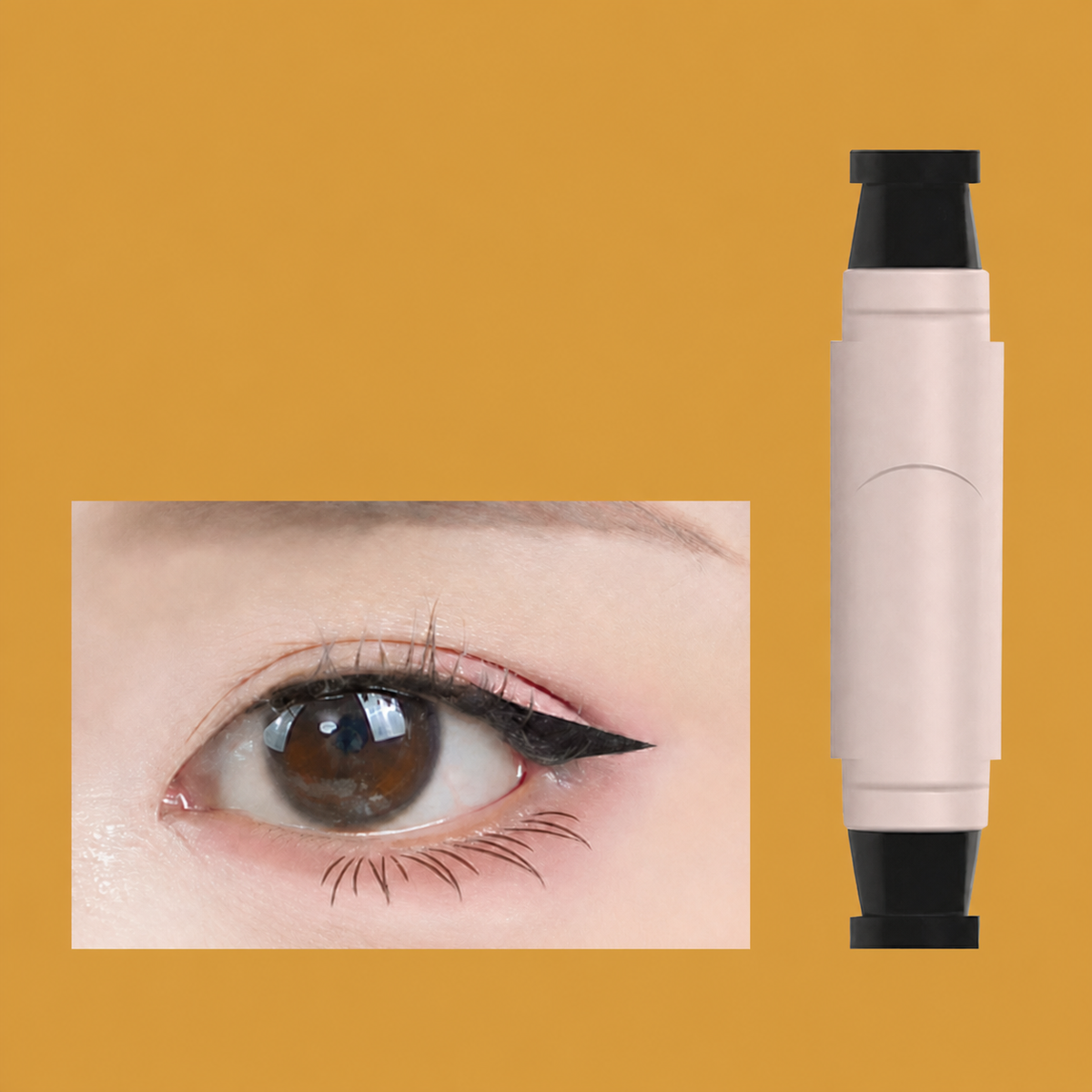 Wasserfester doppelseitiger Eyeliner-Stempel für perfekt symmetrische Lidstriche
