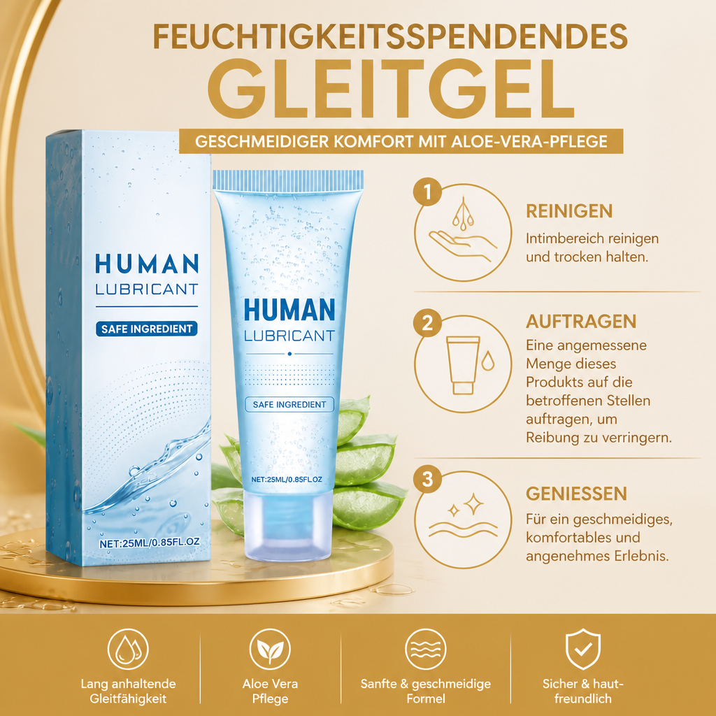 Feuchtigkeitsspendendes Gleitgel – Geschmeidiger Komfort mit Aloe-vera-Pflege
