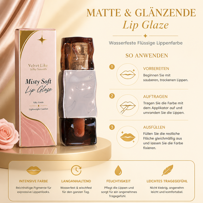 Matte & Glänzende Lip Glaze – Wasserfeste Flüssige Lippenfarbe