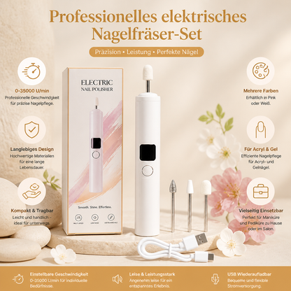 Professionelles elektrisches Nagelfräser-Set