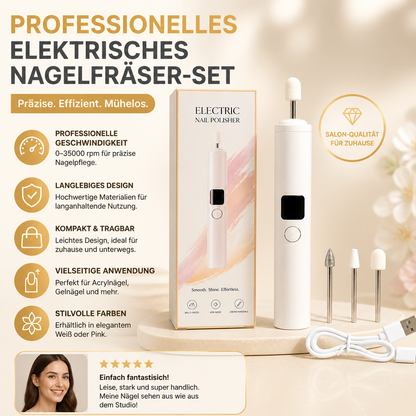 Professionelles elektrisches Nagelfräser-Set