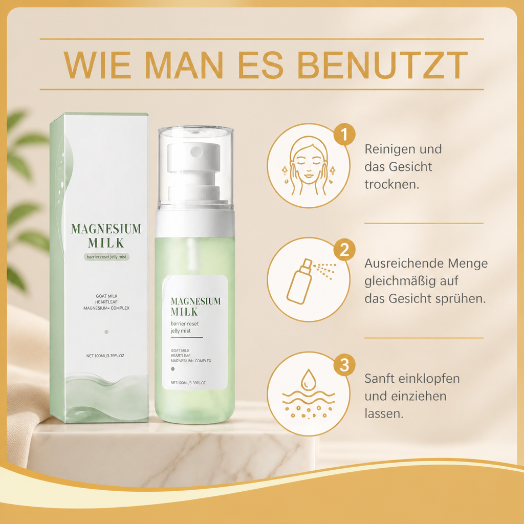 Ziegenmilch-Gesichtsspray – Feuchtigkeitsspendende und beruhigende tägliche Hautpflege