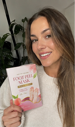 Pfirsichextrakt Wirkstoff der Fußmaske
