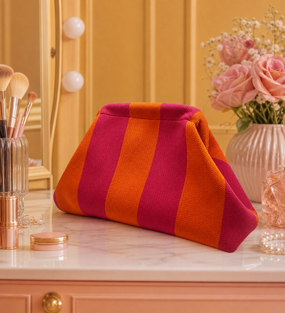 Stilvolle Gestrickte Kosmetiktasche