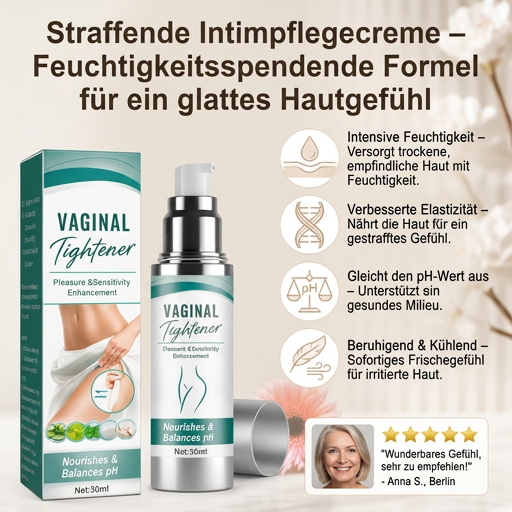 Straffende Intimpflegecreme – Feuchtigkeitsspendende Formel für ein glattes Hautgefühl